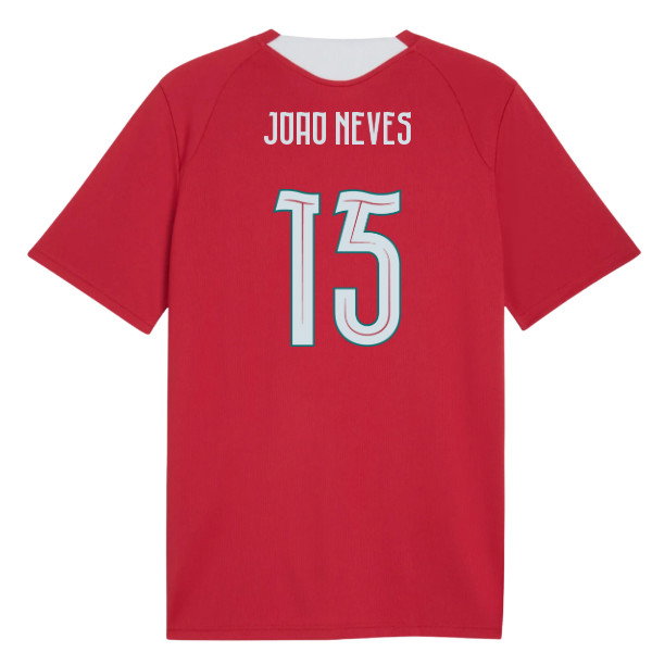2026-2027 Portugal Training Jersey (Red) (Joao Neves 15)-SoccerKits Hub | Buy Soccer Jerseys Online